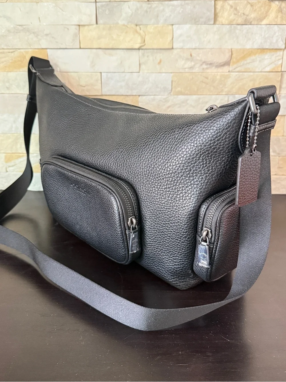 Authentic ‼️Coach Finn Crossbody Bag CCG15 Black